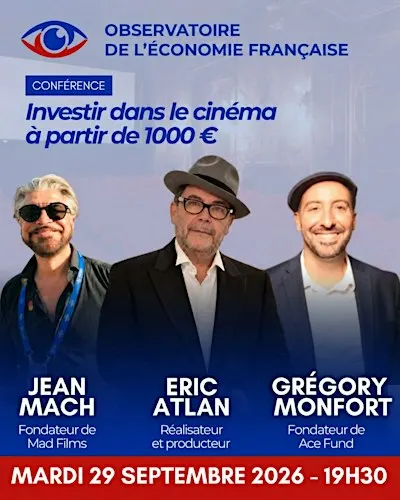 Investir dans le cinéma à partir de 1000€