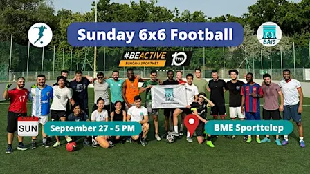 Sunday 5 PM Friendly Football at BME Sporttelep - BAIS
