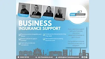 Exe Insurance 1-1 Business Support Drop In Sessions