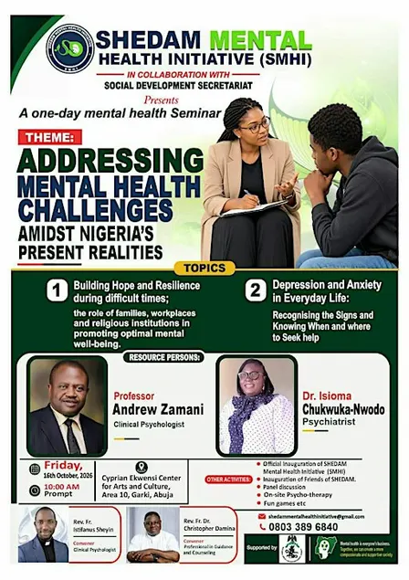 Addressing Mental Health Amidst Nigeria’s Present Realities