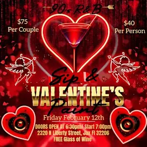 Valentine’s Date Night: 90’s R&B Paint Party (Adults Only)