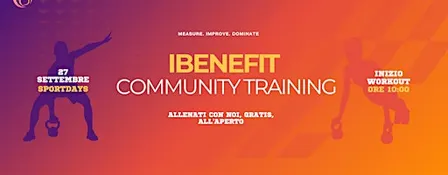IBenefit Open Training - Allenamento Gratuito - Aperto a tutti