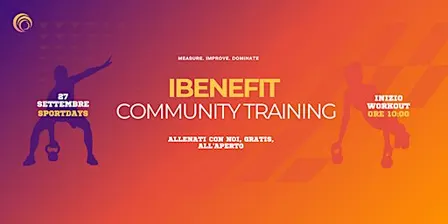 IBenefit Open Training - Allenamento Gratuito - Aperto a tutti