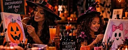 Daytime on Elm Street: A Paint & Sip Halloween Experience For Families