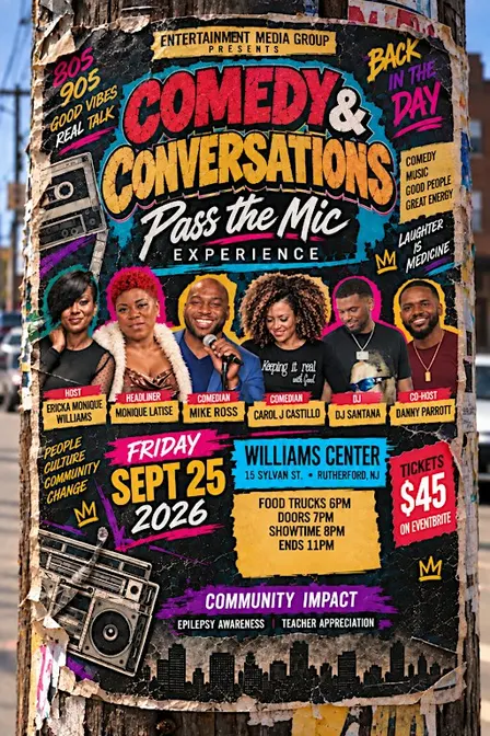 Comedy & Conversations "Pass  the Mic!" LIVE