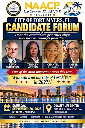 Fort Myers at the Crossroads: The 2026 Candidate Forum  Meet the Candidates