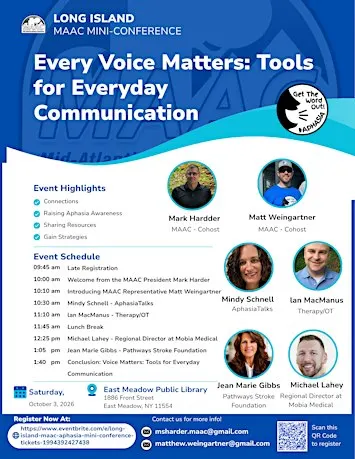 Long Island MAAC Aphasia Mini-Conference