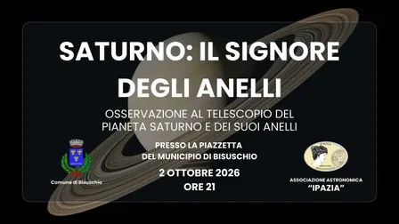 Saturno: il Signore degli Anelli | Osservazione pubblica al telescopio