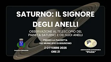 Saturno: il Signore degli Anelli | Osservazione pubblica al telescopio