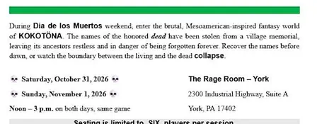 The Dead Must Not Be Forgotten