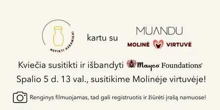 NEPIKTŲ KERAMIKŲ Susitikimas ir Mayco glazūrų bandymas kartu su MUANDU