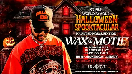 Wax Motif #1 IRIS WorldFamous 20thHalloween Spooktacular Day2of2 <60TicLeft