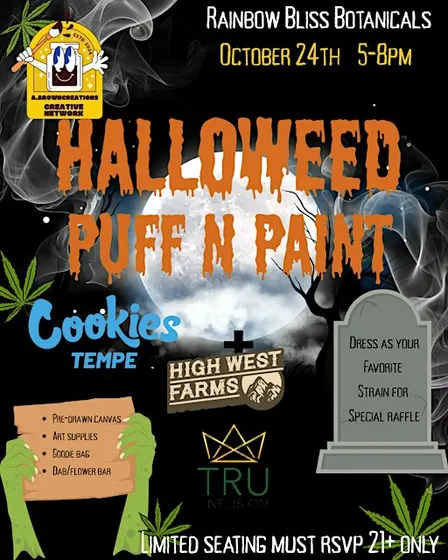 Halloweed Puff n' paint