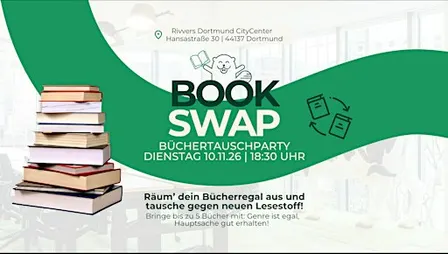 Rivvers Book Swap – Büchertauschparty Dortmund CityCenter