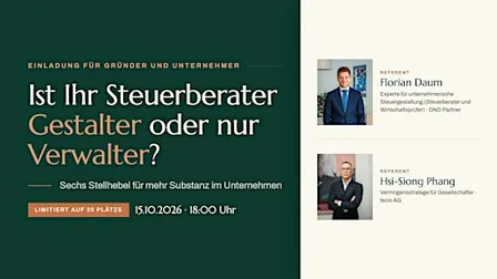 Ist ihr Steuerberater Gestalter oder nur Verwalter?