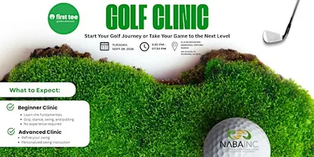 Golf Clinic with NABA Inc. Richmond and First Tee!
