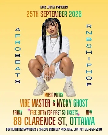 Afrobeats vs RnB & Hip Hop: Free Entry | Special Birthday deals