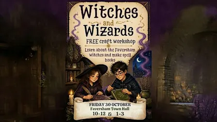FREE Craft Workshop Witches and Wizards