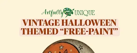 Vintage Halloween Painting