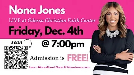 Nona Jones LIVE! Free Women’s Christmas Event
