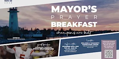 The Sylvan Lake Mayor’s Prayer Breakfast 2026