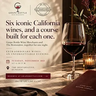 BUILT TO THE GLASS - A Night of Pour, Plate & Pairing