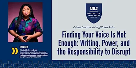 Critical Concerns Visiting Writers Series Lecture: Khalilah L. Brown-Dean