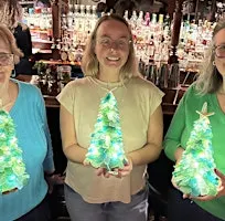 Christmas Sea Glass Tree Craft & Sip