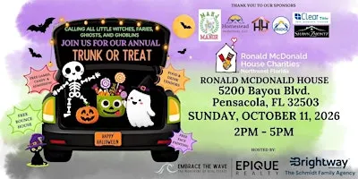 2nd Annual Trunk or Treat at The Ronald McDonald House Pensacola