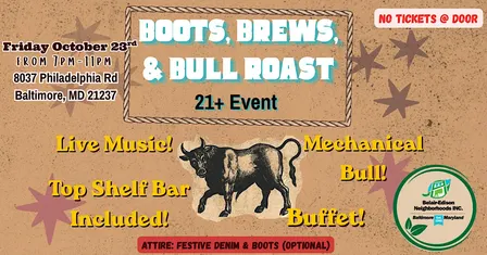 Boots, Brews, & Bull Roast!