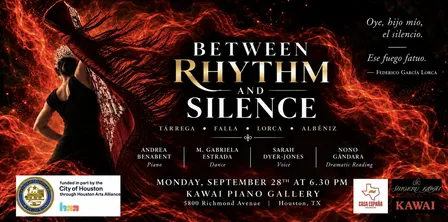 Between Rhythm and Silence, funded in part by the City of Houston - HAA