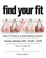 Find Your Fit: Bra Fitting & Confidence Event
