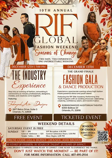 10th Annual RIF Global Fashion Weekend