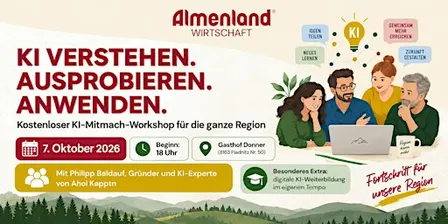 KI-Workshop: VERSTEHEN, AUSPROBIEREN und ANWENDEN