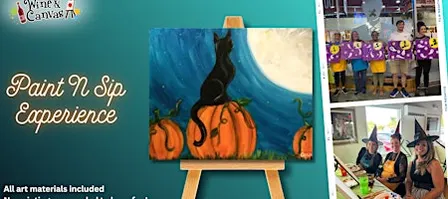 Punta Gorda Canvas and Wine Party – Harvest Moon Cat