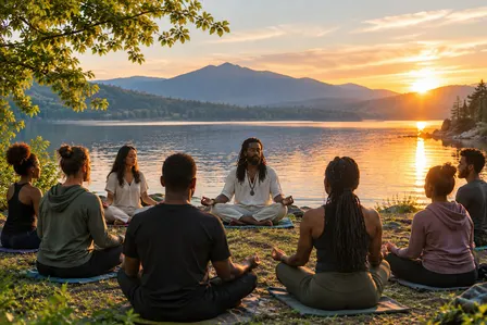 Quail Lake Side Meditation