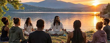 Quail Lake Side Meditation