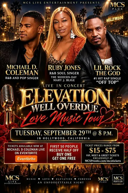 Michael D. Coleman Live Concert with "Lil Roc Tha God" and "Ruby Jones