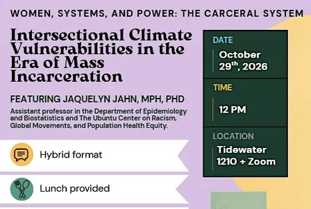 Intersectional Climate Vulnerabilities in the Era of Mass Incarceration