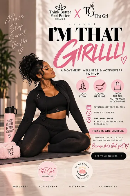 I'M That Girlll! Yoga + Pop UP Shop