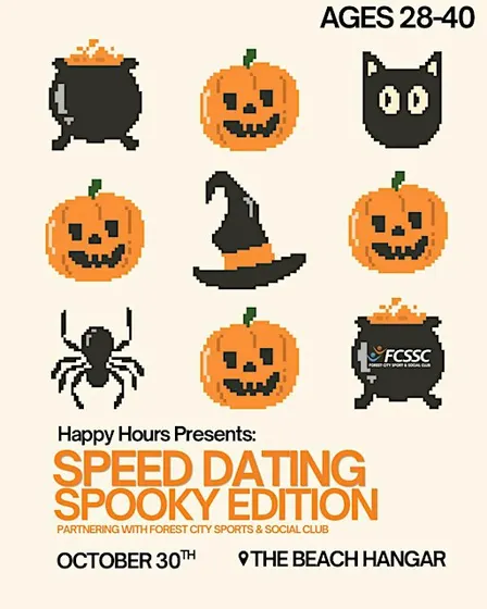 Spooky Speed Dating 28-40 @ Beach Hangar (FCSSC collab) London