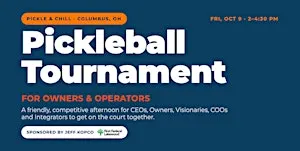 Pickleball Doubles Tournament for Owners & Operators