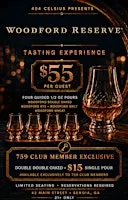Woodford Reserve Bourbon Tasting Event