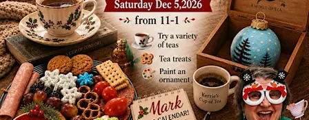 Christmas Tea and Ornament Glazing