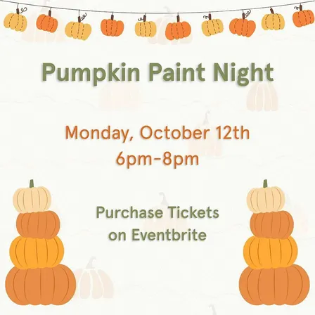 Pumpkin Paint Night