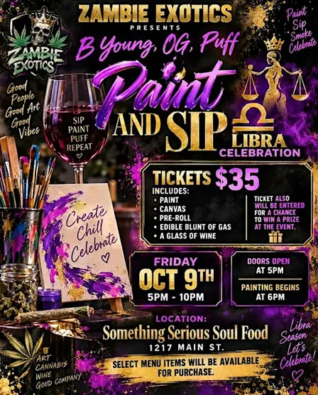 B young OG PAINT & SIP LIBRA EDITION
