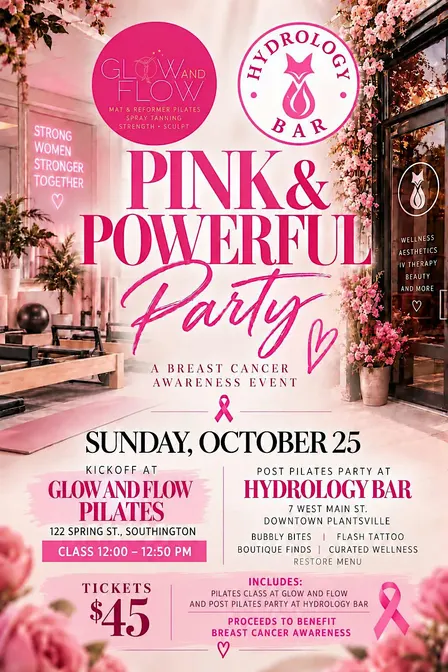 Pink & Powerful Party! Pilates+Wellness Breast Cancer Awareness Event!