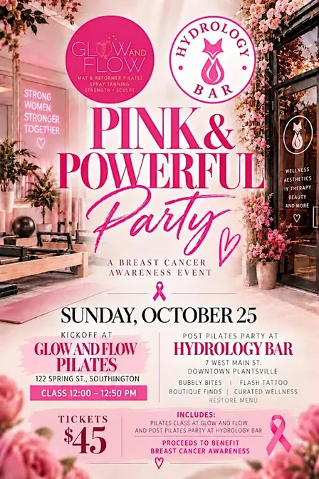 Pink & Powerful Party! Pilates+Wellness Breast Cancer Awareness Event!