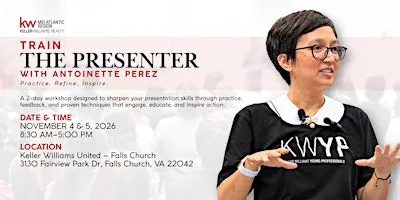 Train the Presenter Workshop with Antoinette Perez