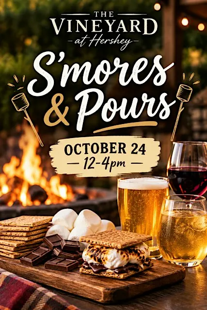 S'mores & Pours at The Vineyard at Hershey